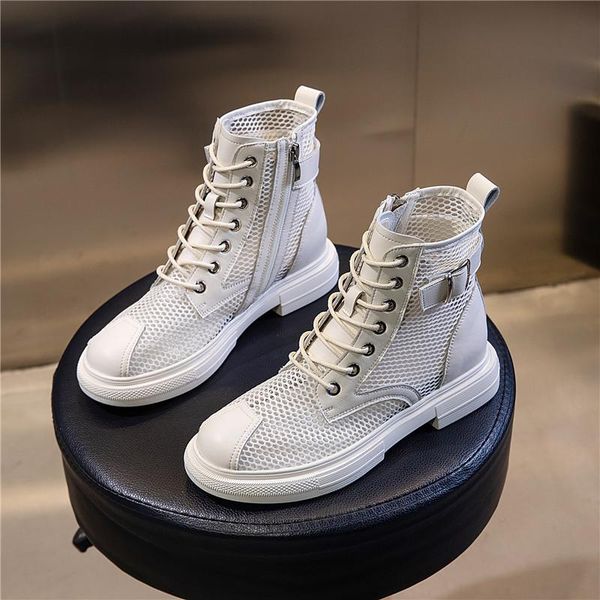 2020 new women martin boots autumn winter boots casual ventilation ankle women shoes, Black
2020 new women martin boots autumn winter boots casual ventilation ankle women shoes, Black