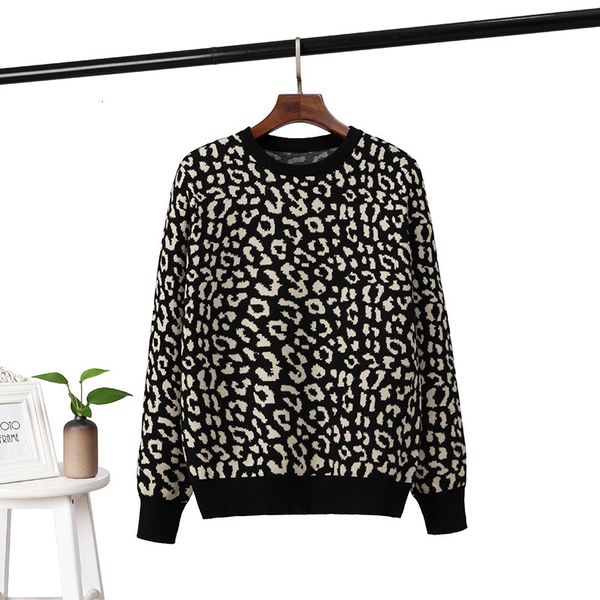 2021 new autumn winter women sweaters leopard knitted pullovers long sleeve contrast color crewneck jumpers sweter mujer fzvm, White;black
2021 new autumn winter women sweaters leopard knitted pullovers long sleeve contrast color crewneck jumpers sweter mujer fzvm, White;black