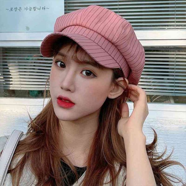 ht3505 berets spring summer hats for women ladies striped octagonal newsboy beret cap female retro aritst painter beret hat, Blue;gray
ht3505 berets spring summer hats for women ladies striped octagonal newsboy beret cap female retro aritst painter beret hat, Blue;gray