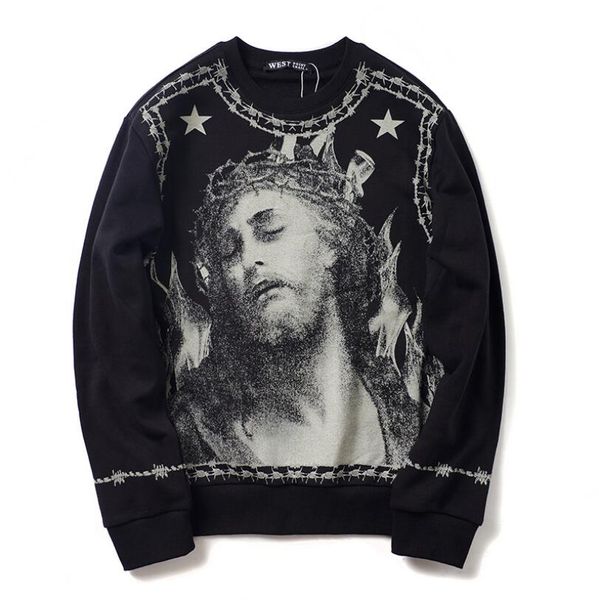 2020 autumn winter men cotton hoodie fashion long sleeve burning jesus like print o collar pullover man sweatshirt w1087, Black
2020 autumn winter men cotton hoodie fashion long sleeve burning jesus like print o collar pullover man sweatshirt w1087, Black