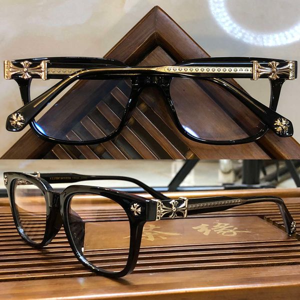 trendy croxins men's black large men's frame personality korean plate women can be equipped with myopia glasses, White;black
trendy croxins men's black large men's frame personality korean plate women can be equipped with myopia glasses, White;black