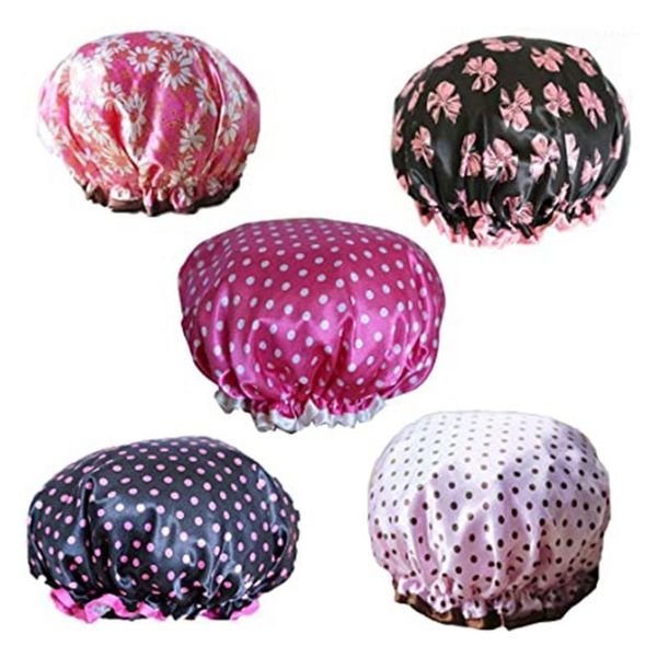 shower caps set of 5 double layer waterproof for women cap makeup hood shampoo bath thickening caps1
shower caps set of 5 double layer waterproof for women cap makeup hood shampoo bath thickening caps1