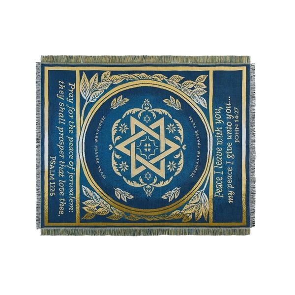 star of david blanket religious israel prayer blanket carpet tapestry sofa knit throw blanket y201024, Blue;gray
star of david blanket religious israel prayer blanket carpet tapestry sofa knit throw blanket y201024, Blue;gray