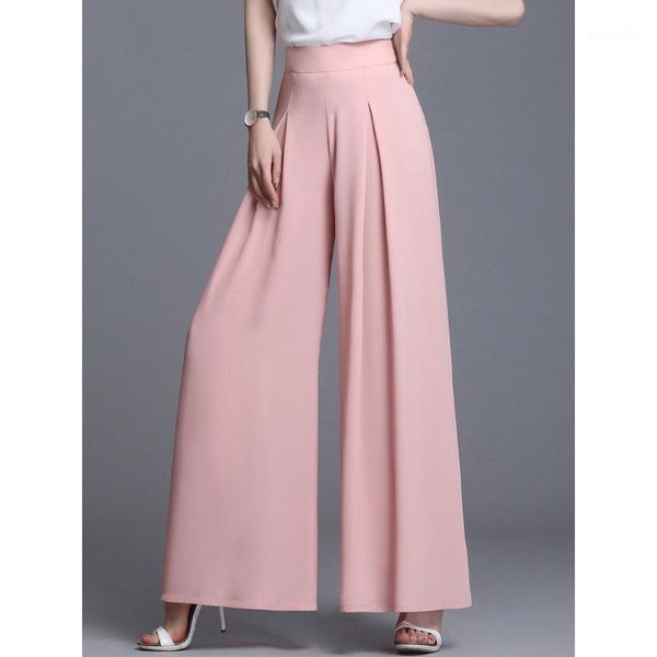 women's pants & capris ladies fashion straight full length womens wide leg high waist chiffon summer thin trousers loose plus size y324, Black;white
women's pants & capris ladies fashion straight full length womens wide leg high waist chiffon summer thin trousers loose plus size y324, Black;white
