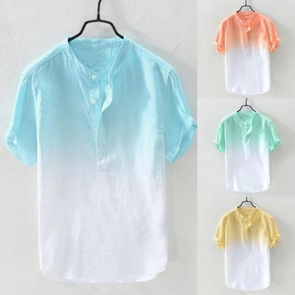 2019 mens shirt new fashion summer casual men slim cool and thin breathable collar hanging dyed gradient cotton shirt 401, White;black
2019 mens shirt new fashion summer casual men slim cool and thin breathable collar hanging dyed gradient cotton shirt 401, White;black