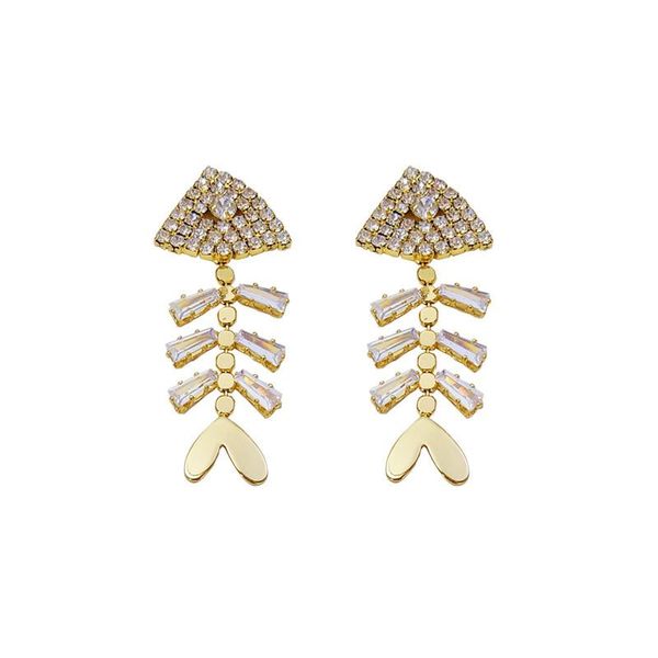 sjcae-63 korea creative design fashion jewelry luxury shiny crystal fish petite geometric earrings elegant party earrings, Golden;silver
sjcae-63 korea creative design fashion jewelry luxury shiny crystal fish petite geometric earrings elegant party earrings, Golden;silver