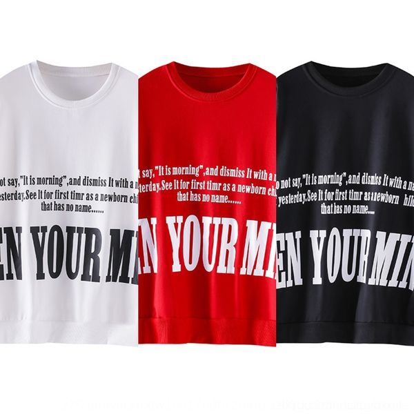 cmg8n early autumn new wear 2020 letter style korean printed round neck sweatersweater clothing fat mm can women's sweater women's, Black
cmg8n early autumn new wear 2020 letter style korean printed round neck sweatersweater clothing fat mm can women's sweater women's, Black