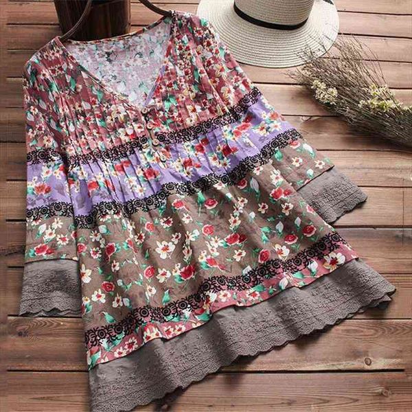 fashion womens casual loose boho blouse vintage ethnic style long sleeve shirts autumn spring printed v-neck pullove blouse, White
fashion womens casual loose boho blouse vintage ethnic style long sleeve shirts autumn spring printed v-neck pullove blouse, White