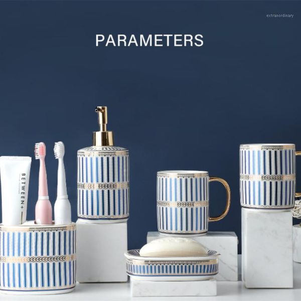 high-grade ceramic five-piece set soap dispenser gargle cup toothbrush holder soap dish wash set bathroom accessories1
high-grade ceramic five-piece set soap dispenser gargle cup toothbrush holder soap dish wash set bathroom accessories1