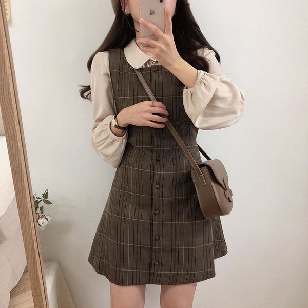 s- xl spring femme casual boho ol casual sleeveless suits women dresses female dress vintage suits braces robe femme vestido 210420, White
s- xl spring femme casual boho ol casual sleeveless suits women dresses female dress vintage suits braces robe femme vestido 210420, White