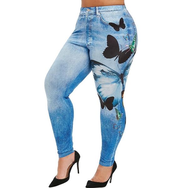 new women plus size leggings jeggings butterfly print skinny faux denim pencil pants high waist legging women trousers sweatpant, Black
new women plus size leggings jeggings butterfly print skinny faux denim pencil pants high waist legging women trousers sweatpant, Black