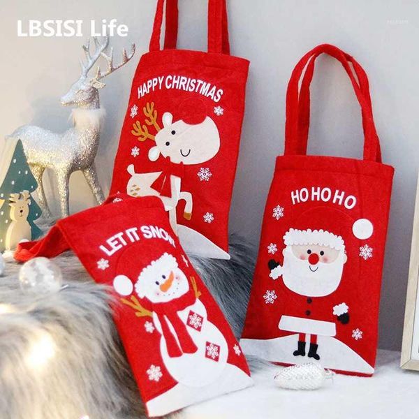 lbsisi life 22.5*52cm christmas santa claus gift packaging red new year child favor cloth bags supplies handle cookies pack1
lbsisi life 22.5*52cm christmas santa claus gift packaging red new year child favor cloth bags supplies handle cookies pack1