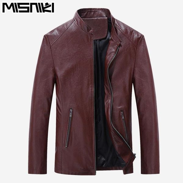 misniki 2021 selling fashion pu leather jacket men good quality casual slim mens jacket coat (asian size, Black
misniki 2021 selling fashion pu leather jacket men good quality casual slim mens jacket coat (asian size, Black