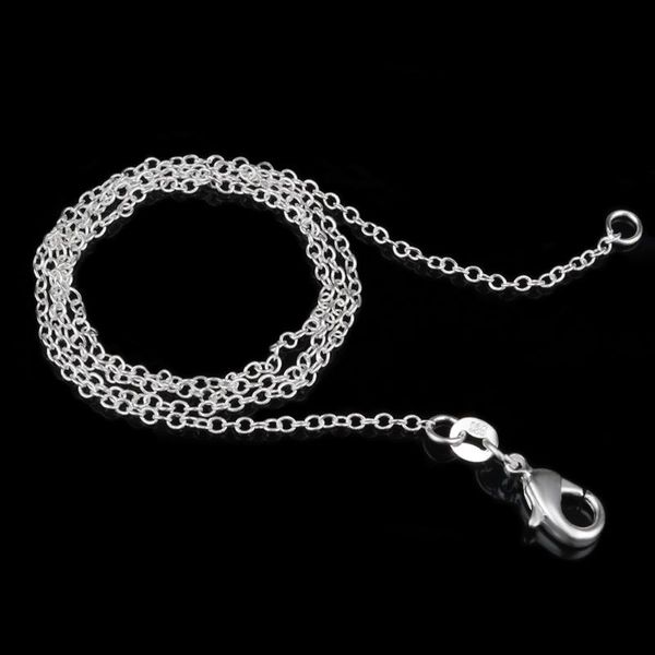 o line chain necklace rose gold color width 1 mm man woman 16-30 inch accessories wholesale, Silver
o line chain necklace rose gold color width 1 mm man woman 16-30 inch accessories wholesale, Silver