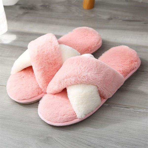 aoxunlong new winter womens rabbit slippers warm plush home slippers pink furry ladies slippers size 35-40 pantuflas ciabatte, Black
aoxunlong new winter womens rabbit slippers warm plush home slippers pink furry ladies slippers size 35-40 pantuflas ciabatte, Black