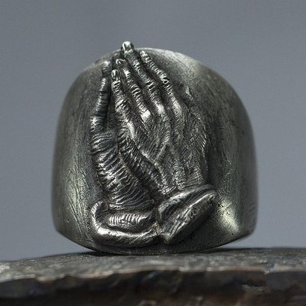 cluster rings eyhimd unique mens 316l stainless steel ring vintage virgin mary praying lucky hands men's party biker jewelry gift for h, Golden;silver
cluster rings eyhimd unique mens 316l stainless steel ring vintage virgin mary praying lucky hands men's party biker jewelry gift for h, Golden;silver