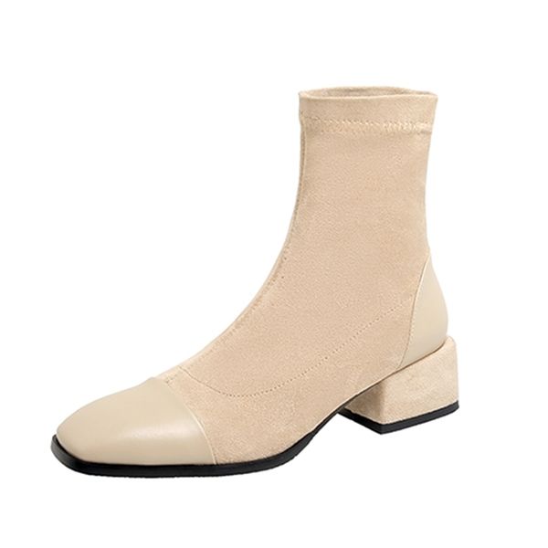 2021 the new casual square style toe ankle fashion medium black apricot stretch with thick motorcycle boots women's shoes otsl
2021 the new casual square style toe ankle fashion medium black apricot stretch with thick motorcycle boots women's shoes otsl