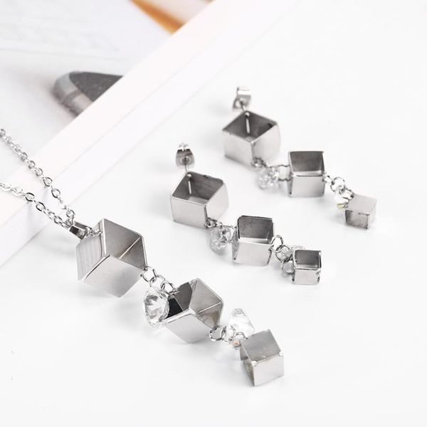 oufei stainless steel jewelry woman 2020 set charm necklace earring perfume women bohemian female long chain, Silver
oufei stainless steel jewelry woman 2020 set charm necklace earring perfume women bohemian female long chain, Silver