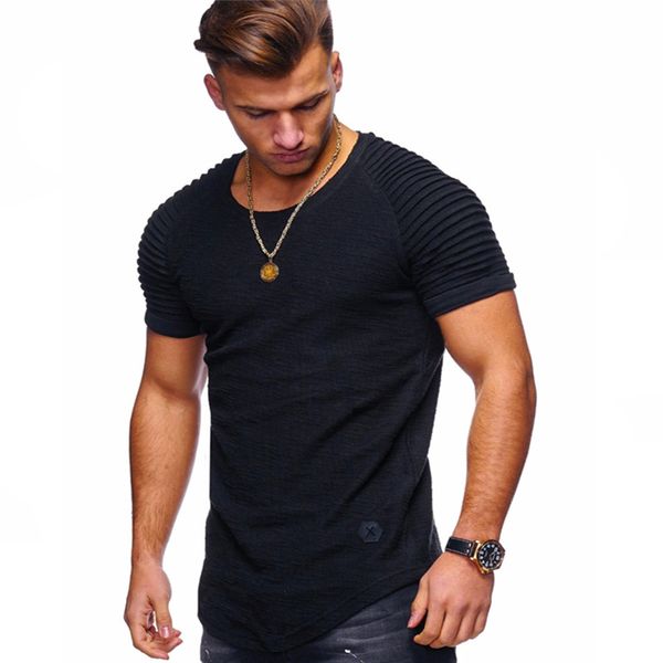 men's o-neck slim fit solid color short men t-shirt striped fold raglan sleeve style t shirt tees size s-xxxl kg-119, White;black
men's o-neck slim fit solid color short men t-shirt striped fold raglan sleeve style t shirt tees size s-xxxl kg-119, White;black