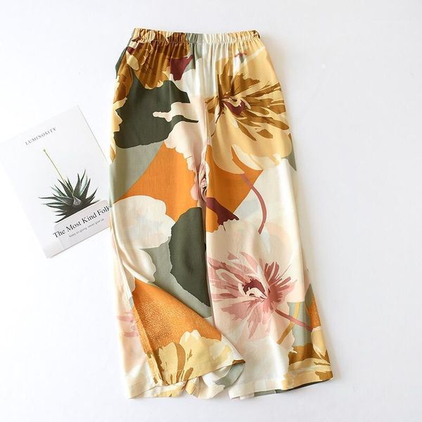 women's sleepwear 2021 casual loose ladies sleep bottoms leaves printed summer soft cotton satin simple style wide leg femme homewear p, Black;red
women's sleepwear 2021 casual loose ladies sleep bottoms leaves printed summer soft cotton satin simple style wide leg femme homewear p, Black;red