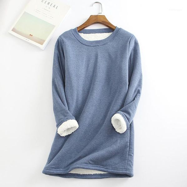 women's blouse thick fleece sweatshirt winter velvet warm o-neck underwear vintage autumn and winter clothes for women1, White
women's blouse thick fleece sweatshirt winter velvet warm o-neck underwear vintage autumn and winter clothes for women1, White