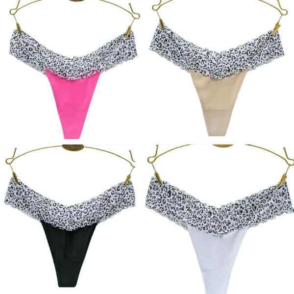 my women's breathable cotton thong panties patchwork leopard lace low waist thongs for female, Black;pink
my women's breathable cotton thong panties patchwork leopard lace low waist thongs for female, Black;pink
