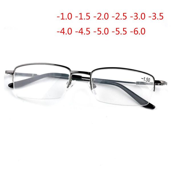 fashion sunglasses frames -1.0 -1.5 -2.0 to -6.0 ultralight half frame metal finished myopia glasses men black square nearsighted
fashion sunglasses frames -1.0 -1.5 -2.0 to -6.0 ultralight half frame metal finished myopia glasses men black square nearsighted