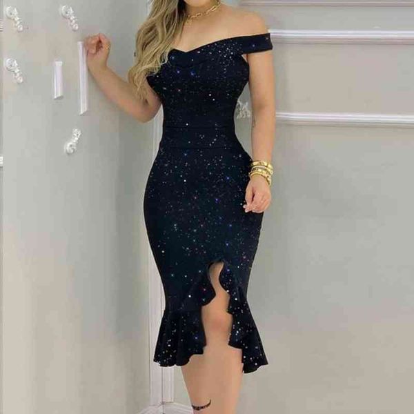 women dress off shoulder split ruffle solid color plaid bodycon knee-length dress red polyester womens clothing, Black;gray
women dress off shoulder split ruffle solid color plaid bodycon knee-length dress red polyester womens clothing, Black;gray