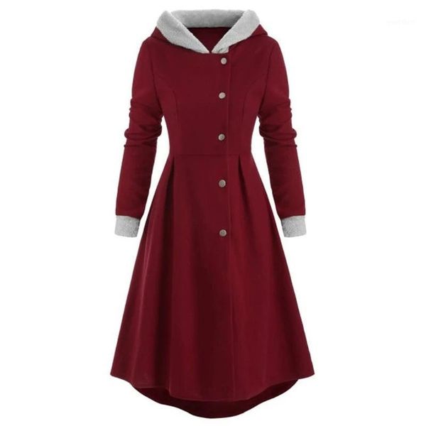 jaycosin fashion women winter vintage cloak plus size button coat stylish long sleeve comfortable long skirted hooded coat 23#41, Black;brown
jaycosin fashion women winter vintage cloak plus size button coat stylish long sleeve comfortable long skirted hooded coat 23#41, Black;brown