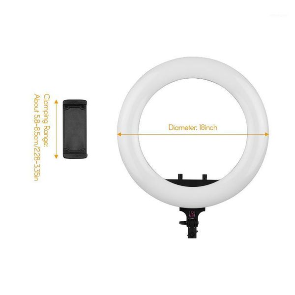 flash heads 18inch video led ring light dimmable 3000-7000k remote control with 3 phone clamps shutter for studio portrait1
flash heads 18inch video led ring light dimmable 3000-7000k remote control with 3 phone clamps shutter for studio portrait1