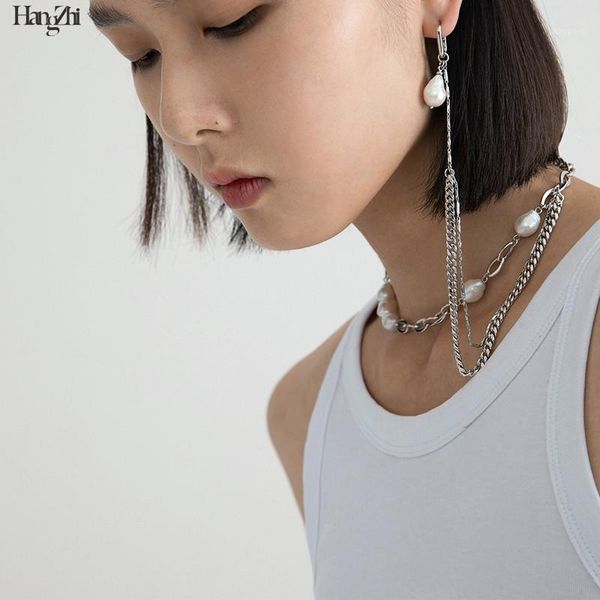 chains hangzhi niche design natural baroque multiple wearing methods one ear chain pearl necklace jewelry for women girls gifts1, Silver
chains hangzhi niche design natural baroque multiple wearing methods one ear chain pearl necklace jewelry for women girls gifts1, Silver
