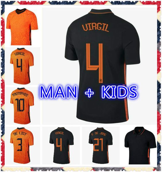 2020 netherlands soccer shirt de jong de ligt strootman van dijk 2021 men + kids kit football jersey, Black;yellow
2020 netherlands soccer shirt de jong de ligt strootman van dijk 2021 men + kids kit football jersey, Black;yellow