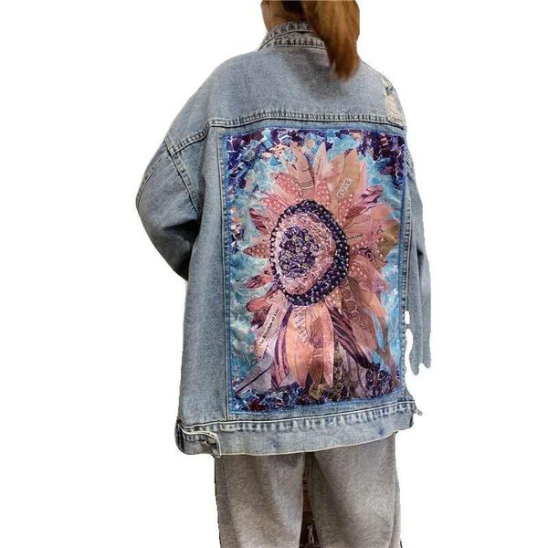 women's jackets yuzacdwx latest denim jacket women 2021 autumn coat elegant female ethnic hippie chic gypsy outwear fashion, Black;brown
women's jackets yuzacdwx latest denim jacket women 2021 autumn coat elegant female ethnic hippie chic gypsy outwear fashion, Black;brown