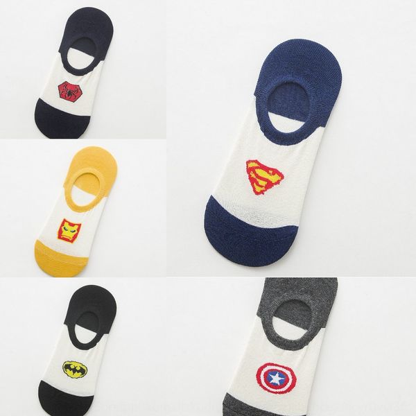 men's boat spring and summer thin men's boat invisible sockscartoon superman spider dispensing glue shallow invisible socks cotton, Black
men's boat spring and summer thin men's boat invisible sockscartoon superman spider dispensing glue shallow invisible socks cotton, Black