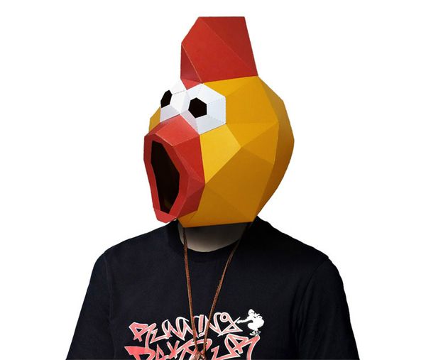 pre cut 3d shrilling chicken halloween costume cosplay diy paper craft model mask christmas
pre cut 3d shrilling chicken halloween costume cosplay diy paper craft model mask christmas