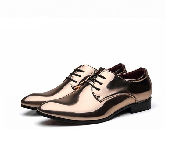 big size 37-48 trend pointed toe men leather fashion bright business shoes casual wedding hard-wearing dress shoes, Black
big size 37-48 trend pointed toe men leather fashion bright business shoes casual wedding hard-wearing dress shoes, Black