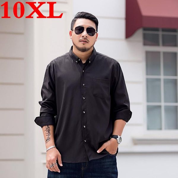 size 2020 new large plus 8xl 7xl arrival men's fashion men long sleeved shirt male business casual brand clothing, White;black
size 2020 new large plus 8xl 7xl arrival men's fashion men long sleeved shirt male business casual brand clothing, White;black