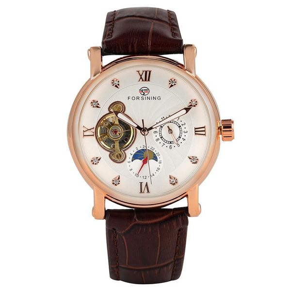 men's wristwatch transparent automatic-self-winding mechanical watch durable stainless steel skeleton luxurious luminous pointer, Slivery;brown
men's wristwatch transparent automatic-self-winding mechanical watch durable stainless steel skeleton luxurious luminous pointer, Slivery;brown