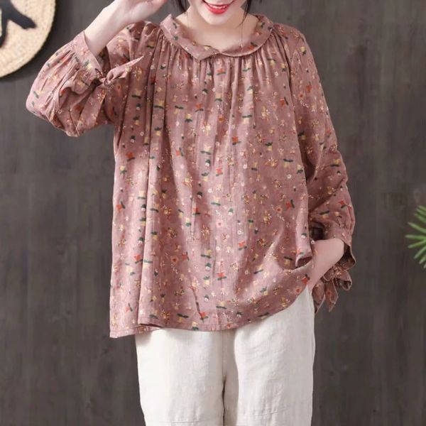artistic pullover pulloverpulloverflower pullover shirt for women autumn style loose and thinversatile long sleeve t-shirt and linen bot, White
artistic pullover pulloverpulloverflower pullover shirt for women autumn style loose and thinversatile long sleeve t-shirt and linen bot, White