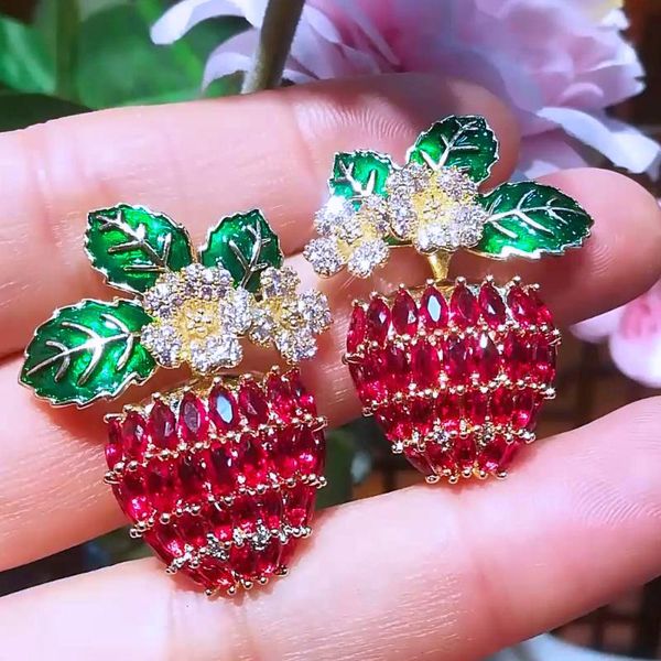 dangle & chandelier missvikki luxury sweet romantic strawberry pendant earring jewelry for women wedding daily delicate party g, Silver
dangle & chandelier missvikki luxury sweet romantic strawberry pendant earring jewelry for women wedding daily delicate party g, Silver