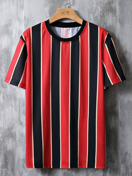 men vertical striped tee h4xi#, White;black
men vertical striped tee h4xi#, White;black