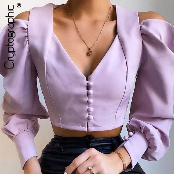 cryptographic bubble short sleeve summer shirts blouse fashion ladies crop and bloues button solid streetwear y200622, White
cryptographic bubble short sleeve summer shirts blouse fashion ladies crop and bloues button solid streetwear y200622, White