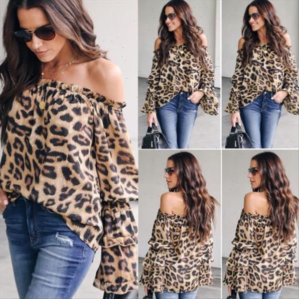 women lady leopard print long sleeve off shoulder loose shirt blouse winter warm elegant women clothing outfits clothes new, White
women lady leopard print long sleeve off shoulder loose shirt blouse winter warm elegant women clothing outfits clothes new, White