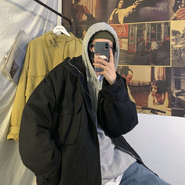 2021 new men's winter new thickened coats woman lamb wool casual long sleeve oversized jackets man warm clothing vdhc, Black
2021 new men's winter new thickened coats woman lamb wool casual long sleeve oversized jackets man warm clothing vdhc, Black