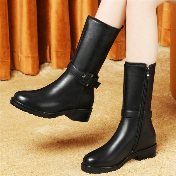 chic buckle shoes women black cow leather low heels riding boots high winter warm platform oxfords shoes lady office1
chic buckle shoes women black cow leather low heels riding boots high winter warm platform oxfords shoes lady office1