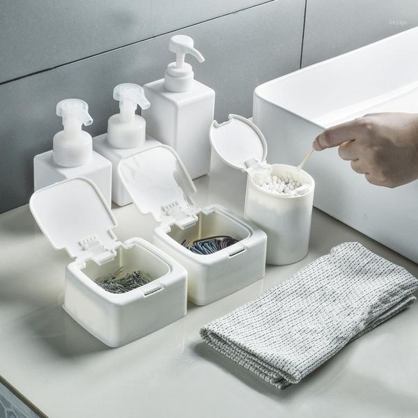 bathroom storage & organization plastic round makeup organizer with lid cotton pads container swab make up boxes white bins1
bathroom storage & organization plastic round makeup organizer with lid cotton pads container swab make up boxes white bins1