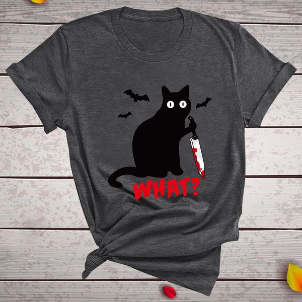 2021 new t shirt short sleeve halloween tees femme camisetas verano mujer black what tshirt murderous cat knife women funny 93lm, White
2021 new t shirt short sleeve halloween tees femme camisetas verano mujer black what tshirt murderous cat knife women funny 93lm, White