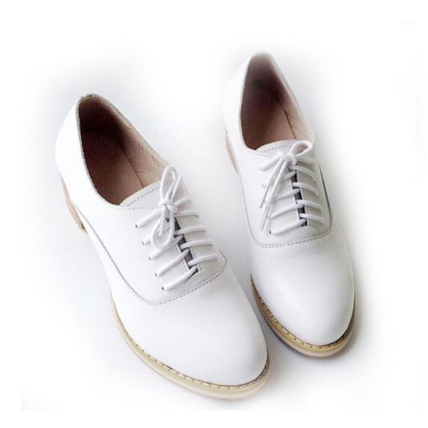 high-quality white women's shoes thick heel casual single shoes genuine leather lace up oxfords leather large yard 431, Black
high-quality white women's shoes thick heel casual single shoes genuine leather lace up oxfords leather large yard 431, Black