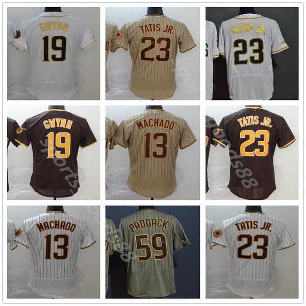 2020 san jersey baseball 13 manny machado jerseys stitched 19 tony gwynn 23 fernando tatis jr 59 chris paddack gold white brown jersey, Blue;black
2020 san jersey baseball 13 manny machado jerseys stitched 19 tony gwynn 23 fernando tatis jr 59 chris paddack gold white brown jersey, Blue;black