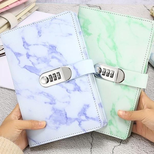 password notebook marble texture 100 sheets personal diary with lock code thick notepad leather office school supplies gift1, Purple;pink
password notebook marble texture 100 sheets personal diary with lock code thick notepad leather office school supplies gift1, Purple;pink